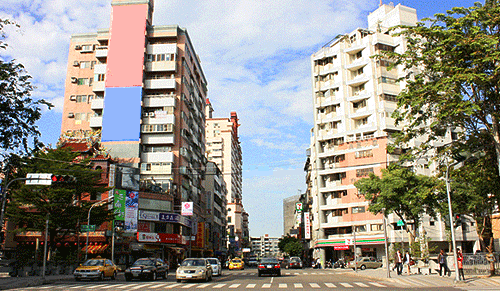 學府路上餐廳林立